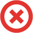 close icon red